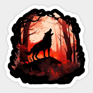 wolf Sticker